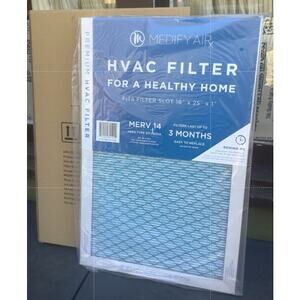 Genuine Medify Air HVAC Filter Merv 14 16x25x1 New 2 Pack